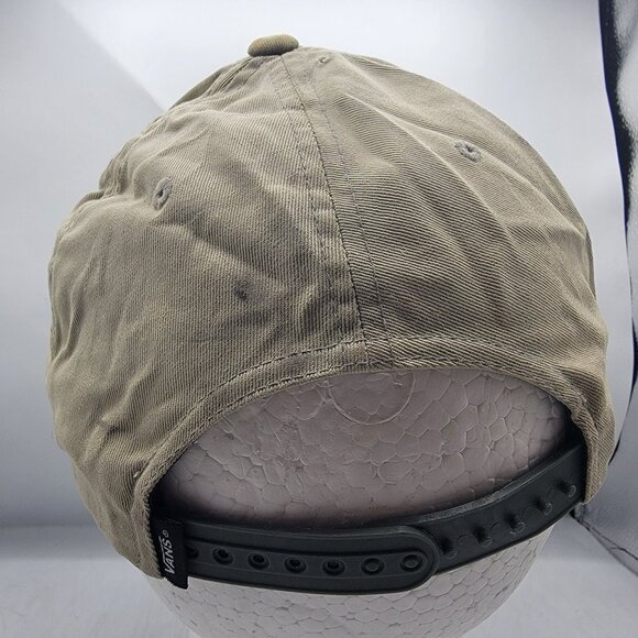 VANS Drop V II Beige Snapback Hat Casual Outdoors Adjustable Lightweight - Picture 3 of 9